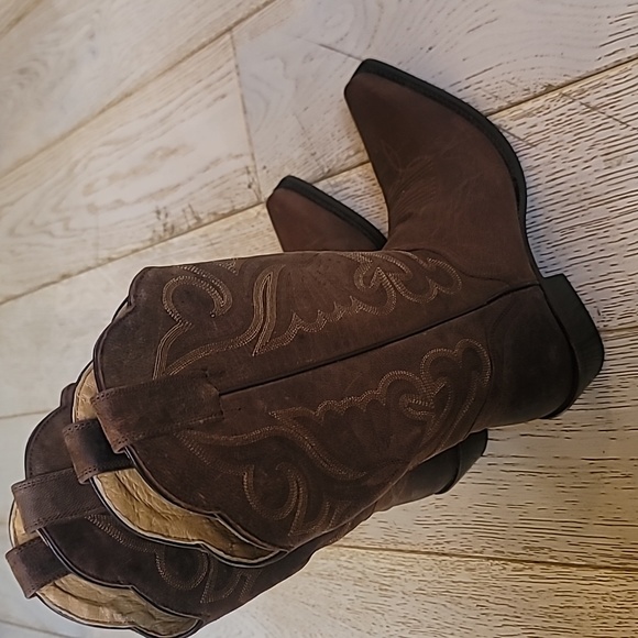 JB Dillon Cowboy Boots Goat Leather Western handcrafted Womens 6.5 - Picture 6 of 16